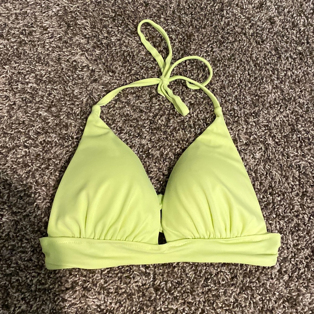 Lime Green Bikini Top
